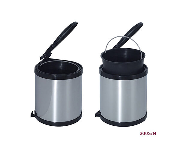 Porta residuos acero inox. redondo Nuevo
