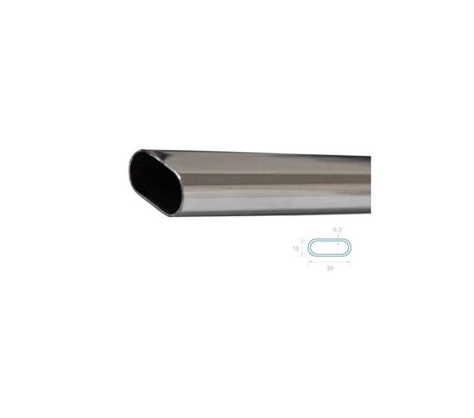 Caño oval para placard