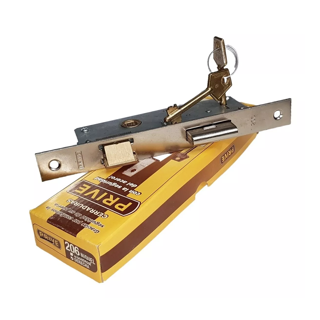 Cerradura Prive 206 - Angosta (40mm) rectangular